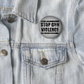 Stop Pistool Violence Button (In situ)