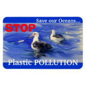 STOP Plastic verontreinigingsmagneet Magneet (Horizontaal)