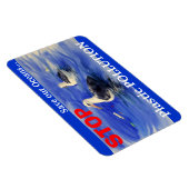 STOP Plastic verontreinigingsmagneet Magneet (Rechterzijde)