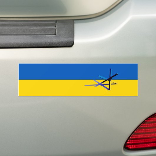 Stop Poetin Bumpersticker (Op auto)