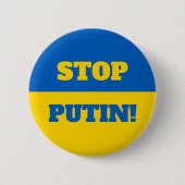 Stop Poetin! Button (Voorkant)
