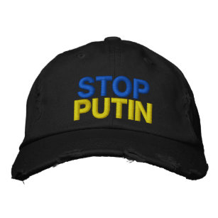 Stop Poetin met het Pet van de oorlog - Oekraïne -