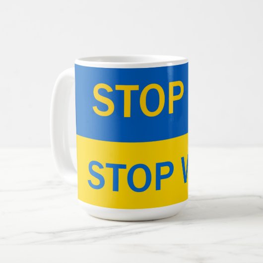 Stop Poetin, stop de Mok van de oorlog! (Voorkant links)