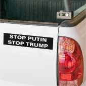 STOP POETIN, STOP TRUMP BUMPERSTICKER (Op Truck)
