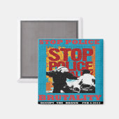 Stop politiegeweld, Occupy the Bronx Flyer 2012 Magneet (Voorkant / Achterkant)
