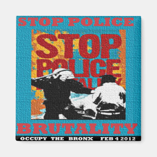 Stop politiegeweld, Occupy the Bronx Flyer 2012 Magneet
