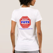 STOP POTS Awareness Shirt - 2 Sided (Achterkant)