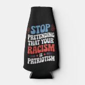 Stop Pretending Your Racism is Patriotism Flesjeskoeler (Voorkant)