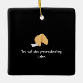 Stop procrastineren keramisch ornament (Voorkant)