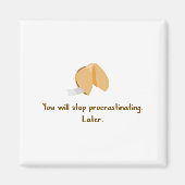 Stop procrastineren magneet (Voorkant)