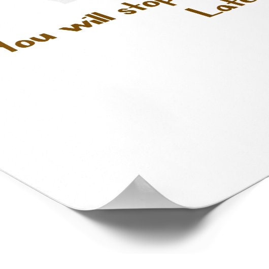 Stop procrastineren poster (Hoek)