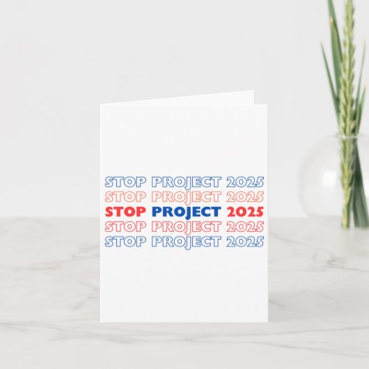 Stop Project 2025 13 Kaart (Voorkant)