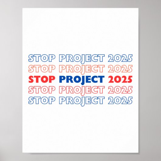 Stop Project 2025 13 Poster (Voorkant)