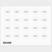 Stop Project 2025 13 Ronde Sticker (Vel)