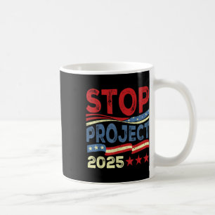 Stop Project 2025 Anti Trump Vlag Politiek Koffiemok