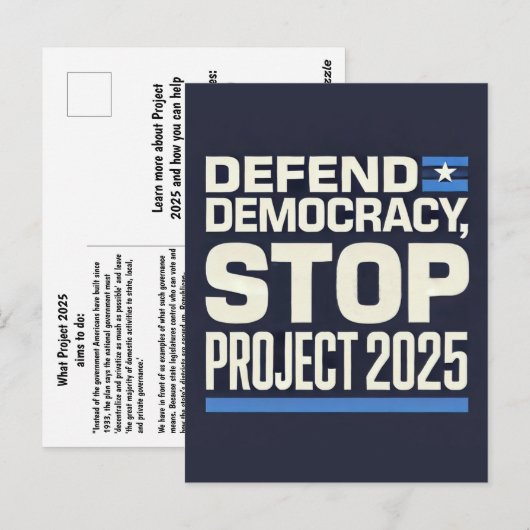 Stop Project 2025 Briefkaart (Voorkant / Achterkant)