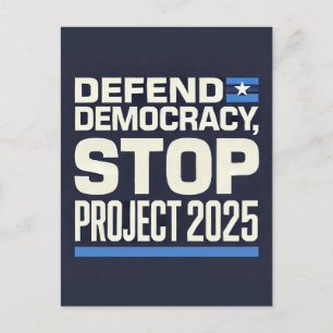STOP Project 2025 Briefkaart