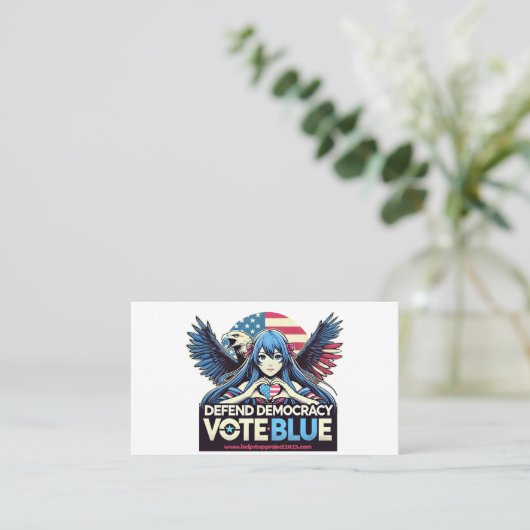 Stop Project 2025 en Agenda 47 Visitekaartje (Staand voorkant)