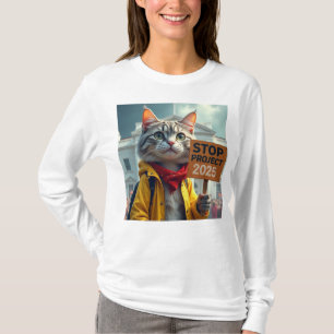 Stop Project 2025 Katten T-shirt