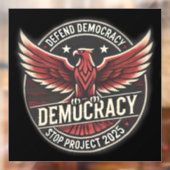 STOP Project 2025 Raamsticker (Vel 2)