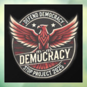 STOP Project 2025 Raamsticker (Vel 3)