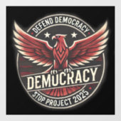 STOP Project 2025 Raamsticker (Vel)