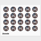 STOP Project 2025 Ronde Sticker (Vel)