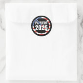 STOP Project 2025 Ronde Sticker (Tas)