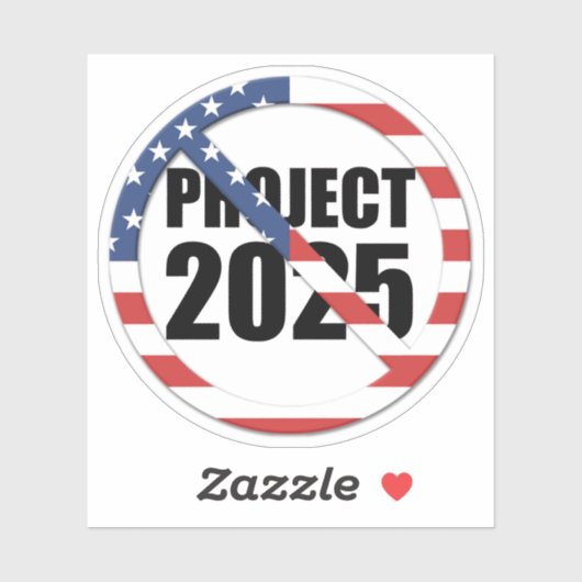 STOP Project 2025 Sticker (Vel)
