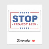 STOP PROJECT 2025 STICKER (Vel)