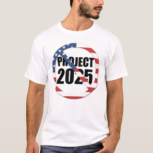 STOP Project 2025 T-shirt (Voorkant)