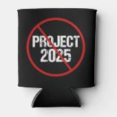 Stop Project 2025 tegen Trump Blikjeskoeler (Voorkant)