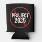 Stop Project 2025 tegen Trump Blikjeskoeler (Achterkant)