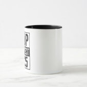 Stop Project 2025 Trump Harris Amerikaanse patriot Mok (Midden)