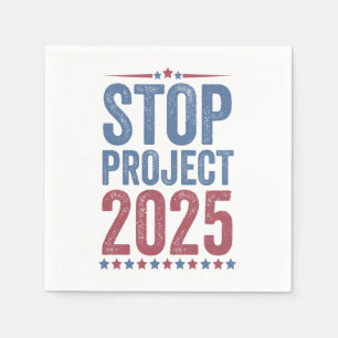 Stop Project 2025 Trump Harris Amerikaanse patriot Servet