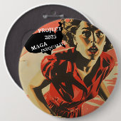 Stop Project 2025, Verkiezingen 2024 Ronde Button 6,0 Cm (Voorkant /achterkant)