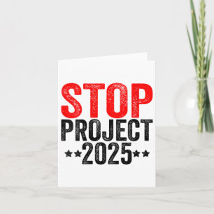 Stop Project 2025 voor Trump Kaart