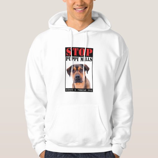 STOP Puppy Mills Hoodie (Voorkant)