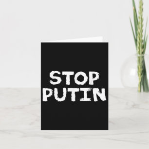 Stop Putin Anti-Oorlogsposters  Kaart