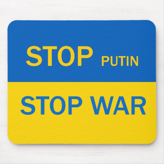 Stop Putin, Stop Oorlog Muismat! Muismat (Voorkant)