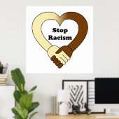 Stop racism poster (Thuiskantoor)
