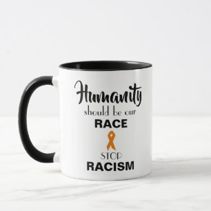 STOP RACISME, BEVORDEREN VAN GELIJKHEID mok