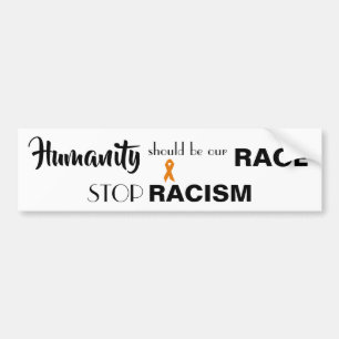 STOP RACISME, BEVORDERING VAN DE GELIJKHEID VAN bu Bumpersticker