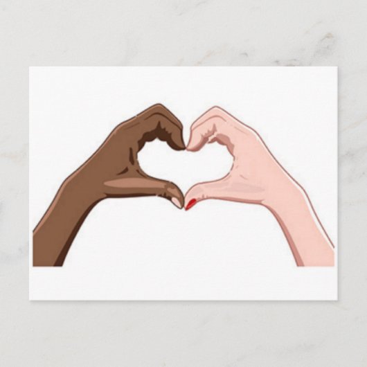 Stop racisme briefkaart (Voorkant)