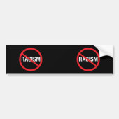 Stop racisme bumpersticker (Voorkant)