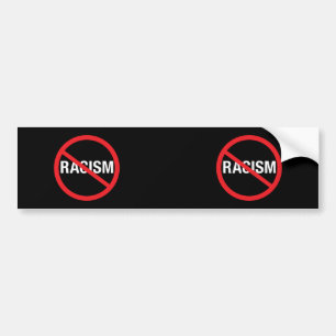 Stop racisme bumpersticker