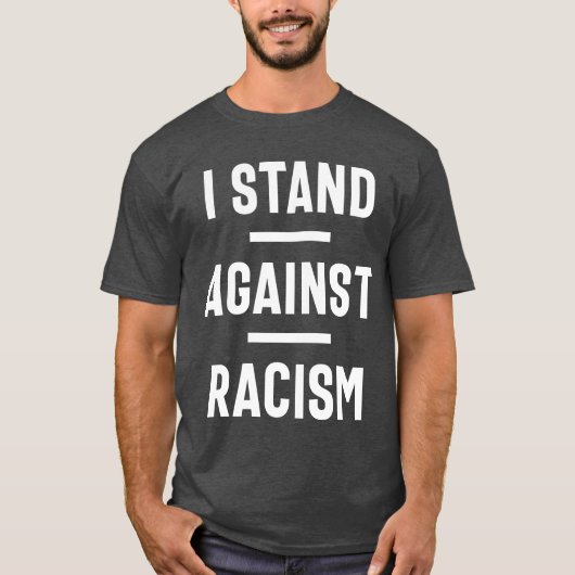 Stop racisme nu! t-shirt (Voorkant)