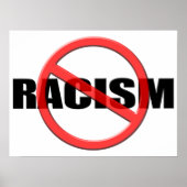 Stop racisme poster (Voorkant)