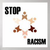 Stop racisme poster (Voorkant)