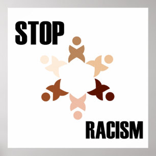 Stop racisme poster